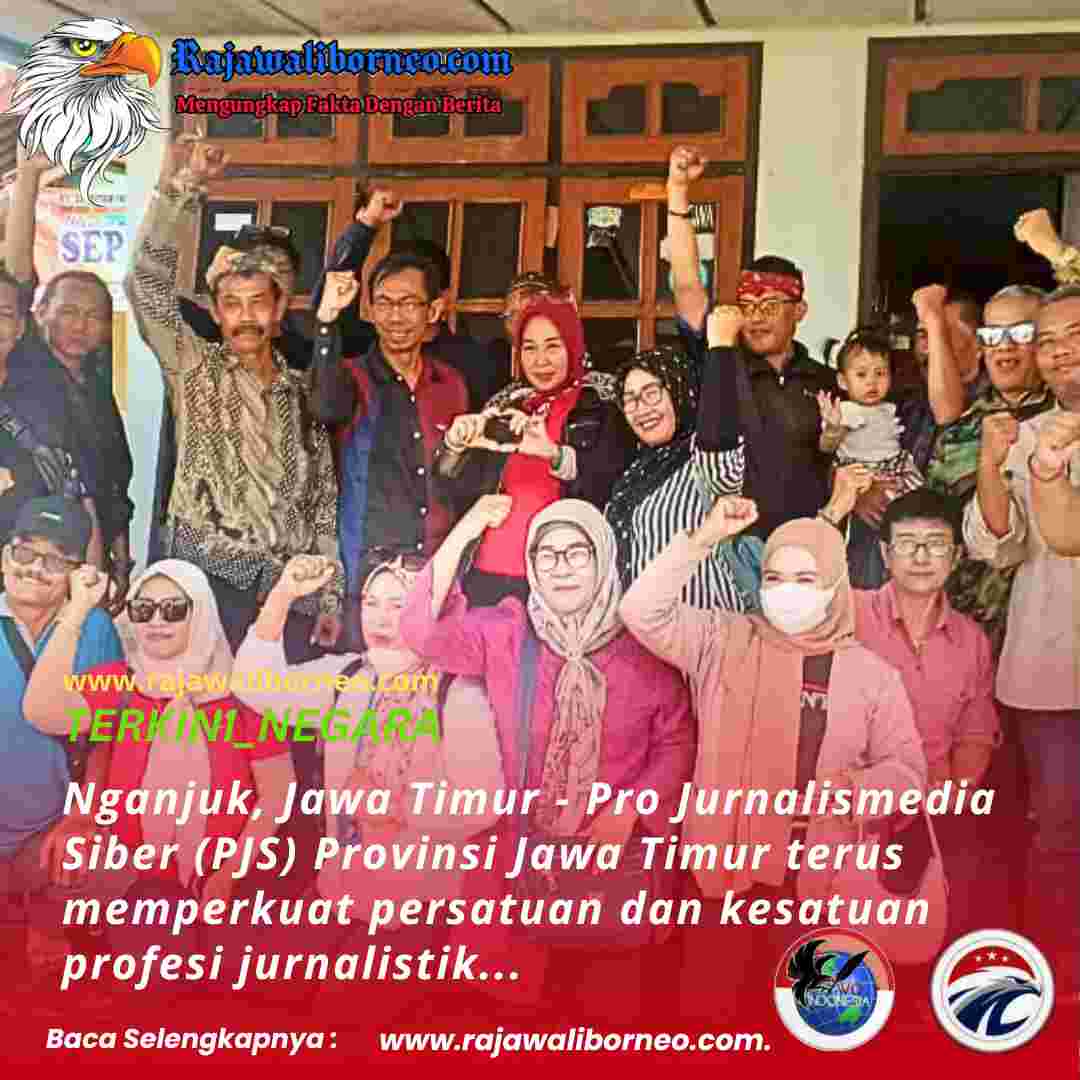 PJS Nganjuk Resmikan Kantor Sekretariat dan Gelar Halal Bihalal