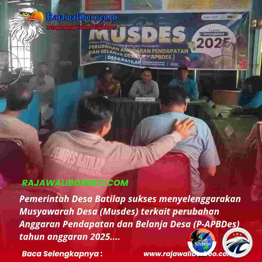 Musdes Batilap Bahas Perubahan APBDes 2025