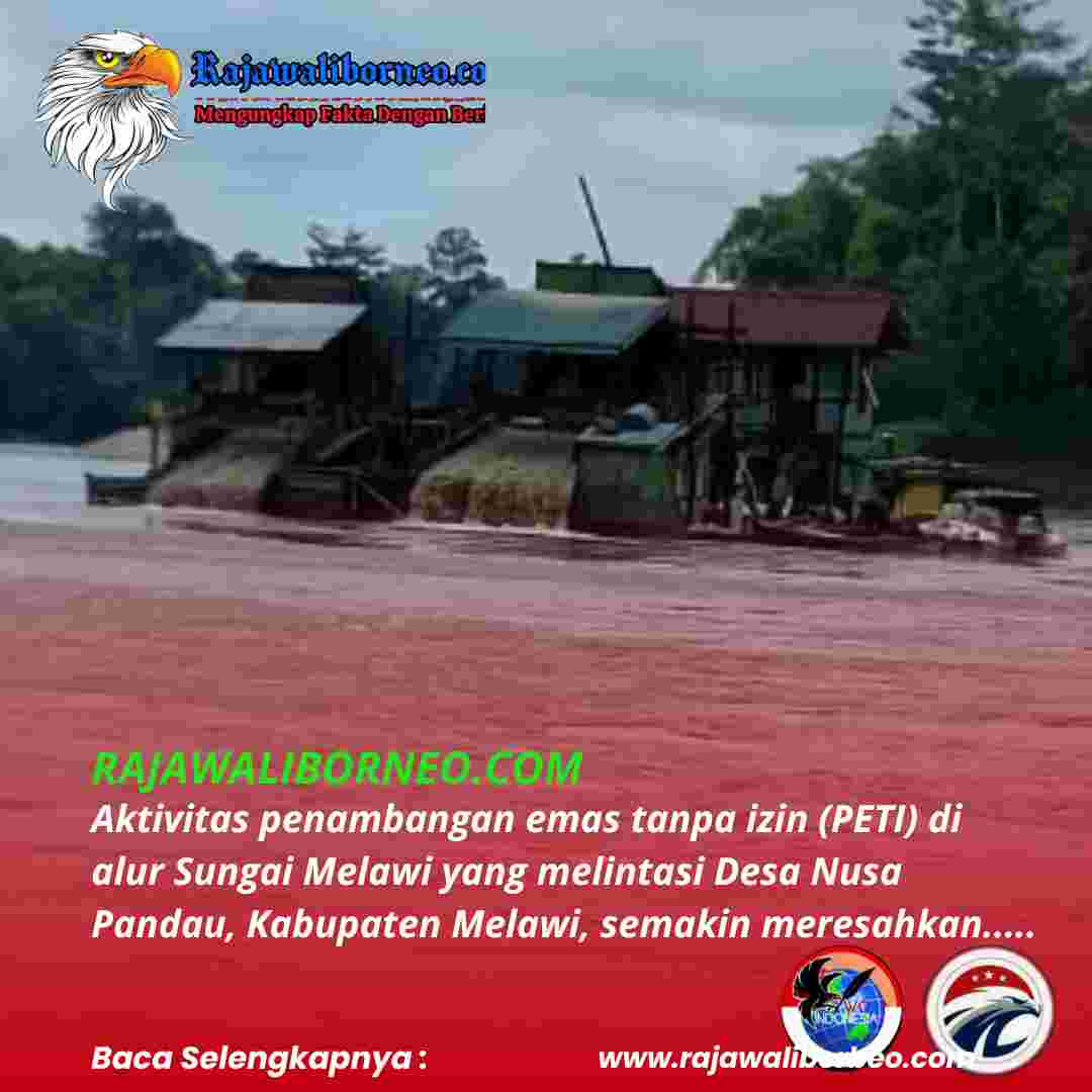 PETI di Nusa Pandau Hambat Transportasi Air