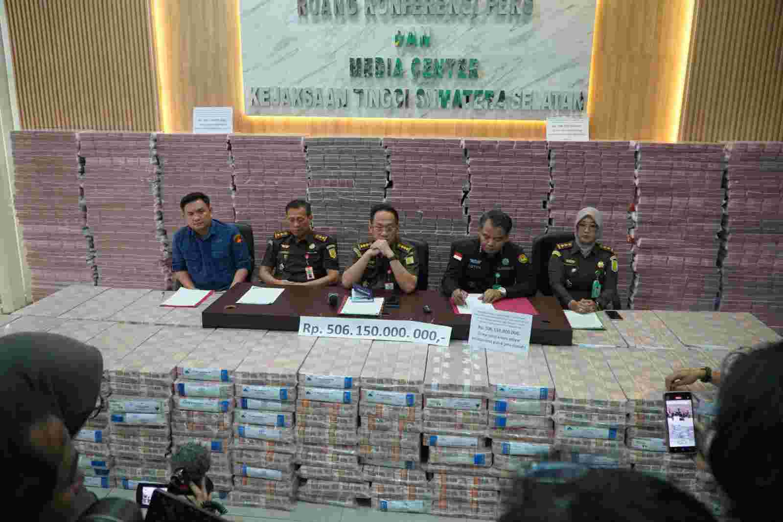 Kejati Sumsel Sita Rp506 Miliar Terkait Kredit Bank BUMN