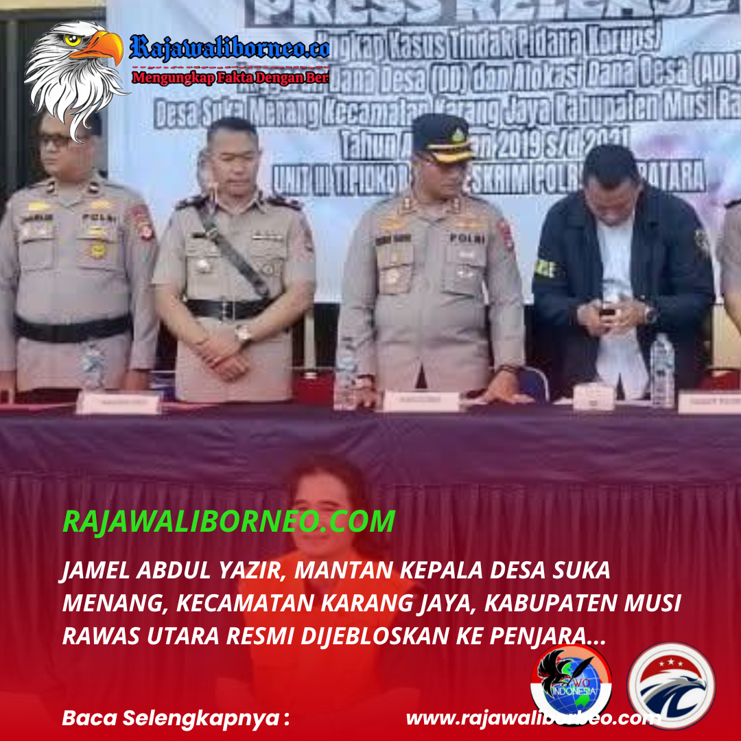 Mantan Kades Suka Menang Dipenjara Korupsi Dana Desa