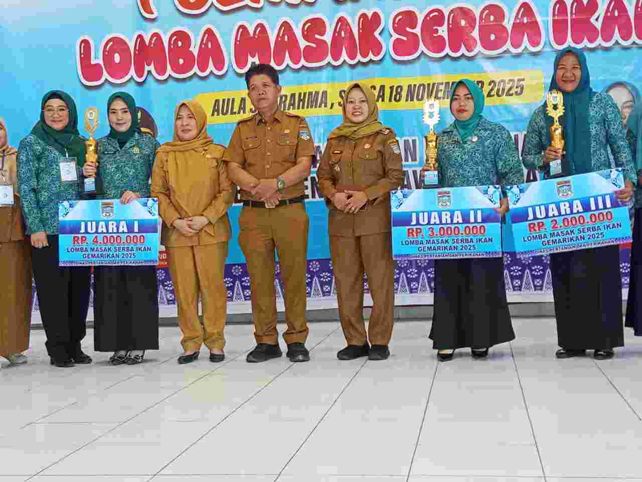 Ibu-Ibu PPK Adu Kreasi Menu Ikan di Muratara.