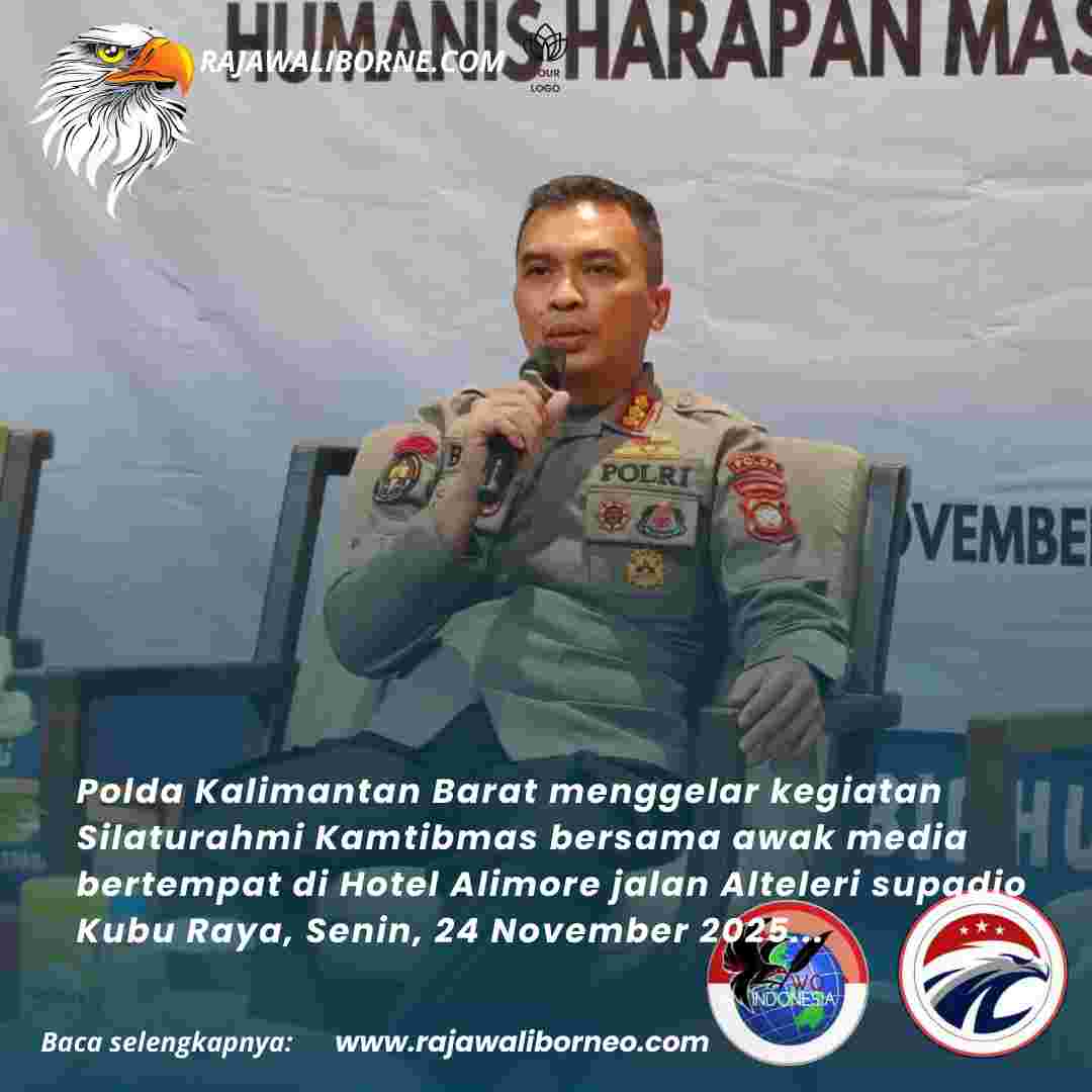 Polda Kalbar Gelar Silaturahmi Kantibmas Bersama Awak Media