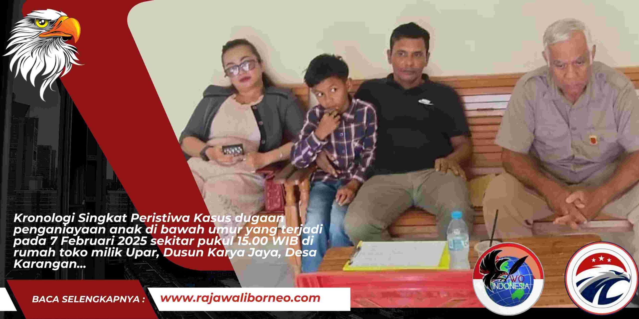 Kasus Penganiayaan Anak di Landak Mandek.