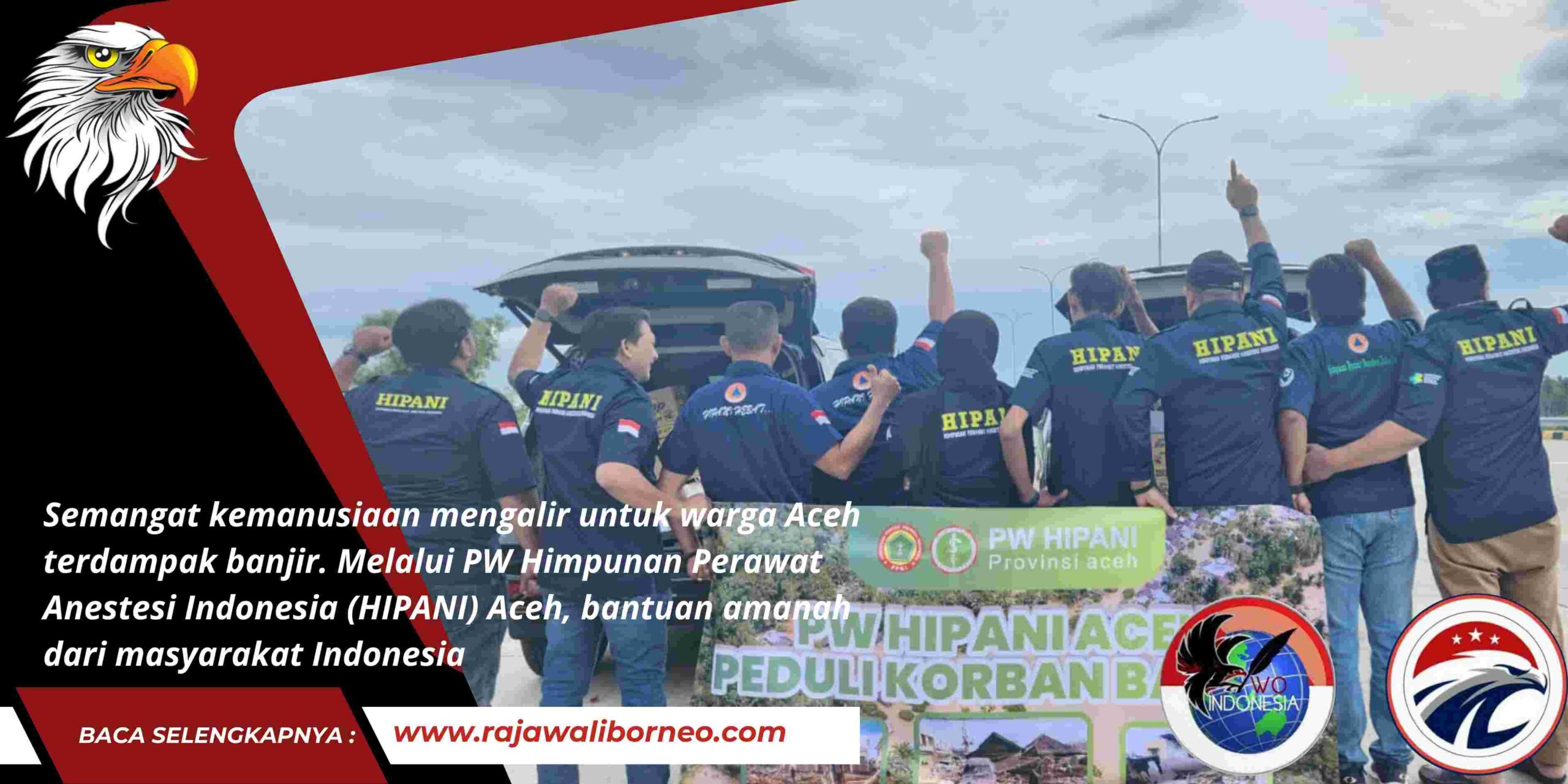 HIPANI Salurkan Bantuan Pascabanjir untuk Warga Pidie Jaya.