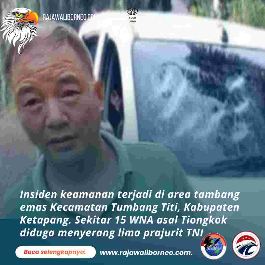 Lima Prajurit TNI Diduga Diserang WNA di Tambang Ketapang