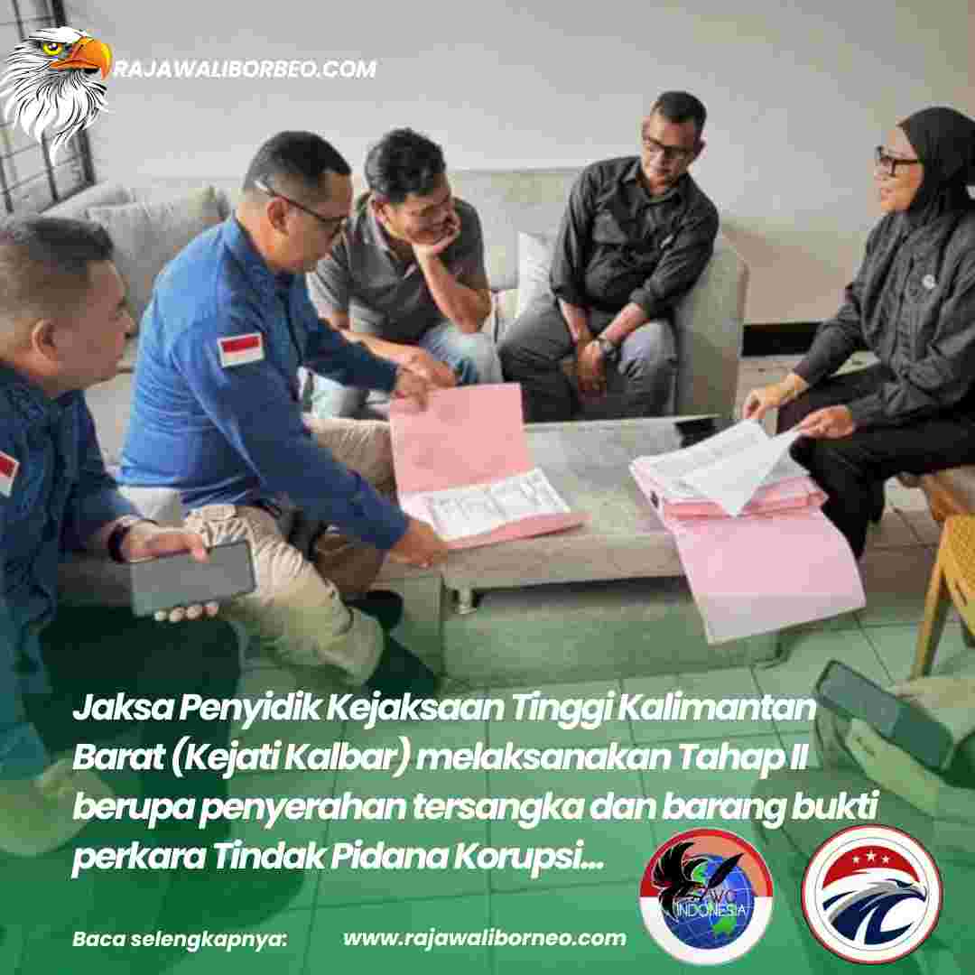 Kejati Kalbar Tahap II Perkara Korupsi Dana Hibah GKE Sintang