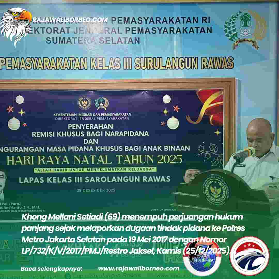 Penyerahan Remisi Khusus Hari Raya Natal Tahun 2025 Warga Binaan