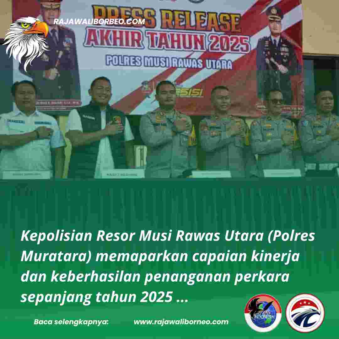 Polres Muratara Paparkan Capaian Kinerja Sepanjang Tahun 2025