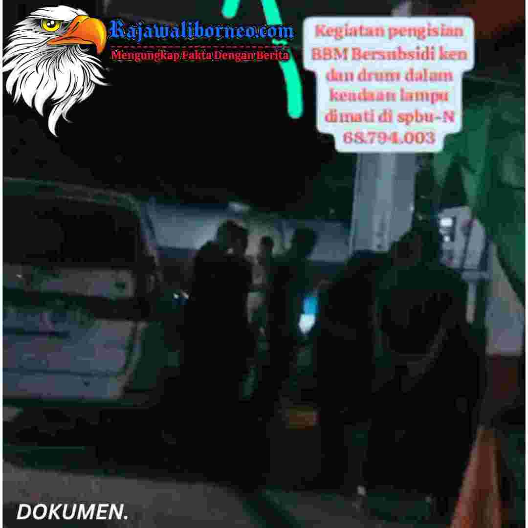 Dugaan Penyalahgunaan BBM di SPBU-N 68.794.003