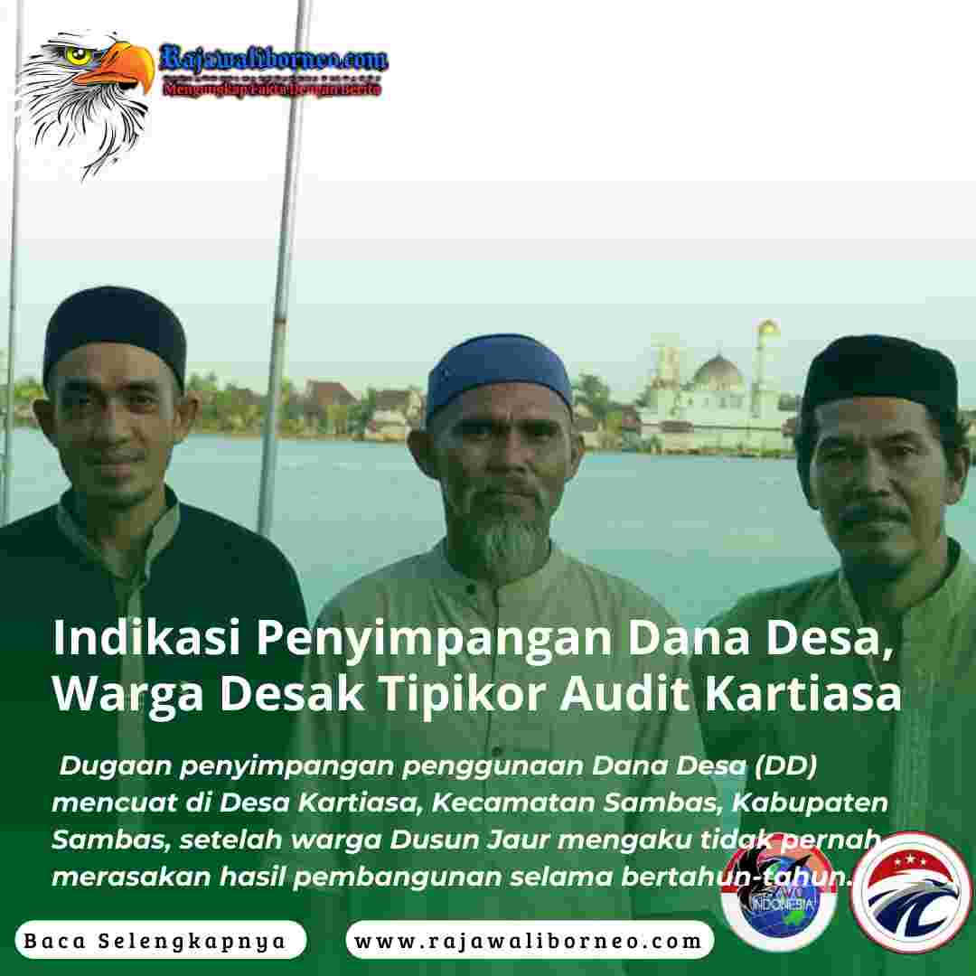 Indikasi Penyimpangan Dana Desa, Warga Desak Tipikor Audit Kartiasa