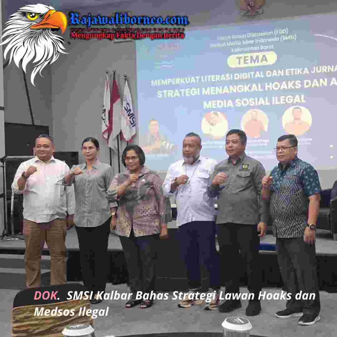 SMSI Kalbar Gelar FGD Literasi Digital untuk Tangkal Hoaks dan Medsos Ilegal