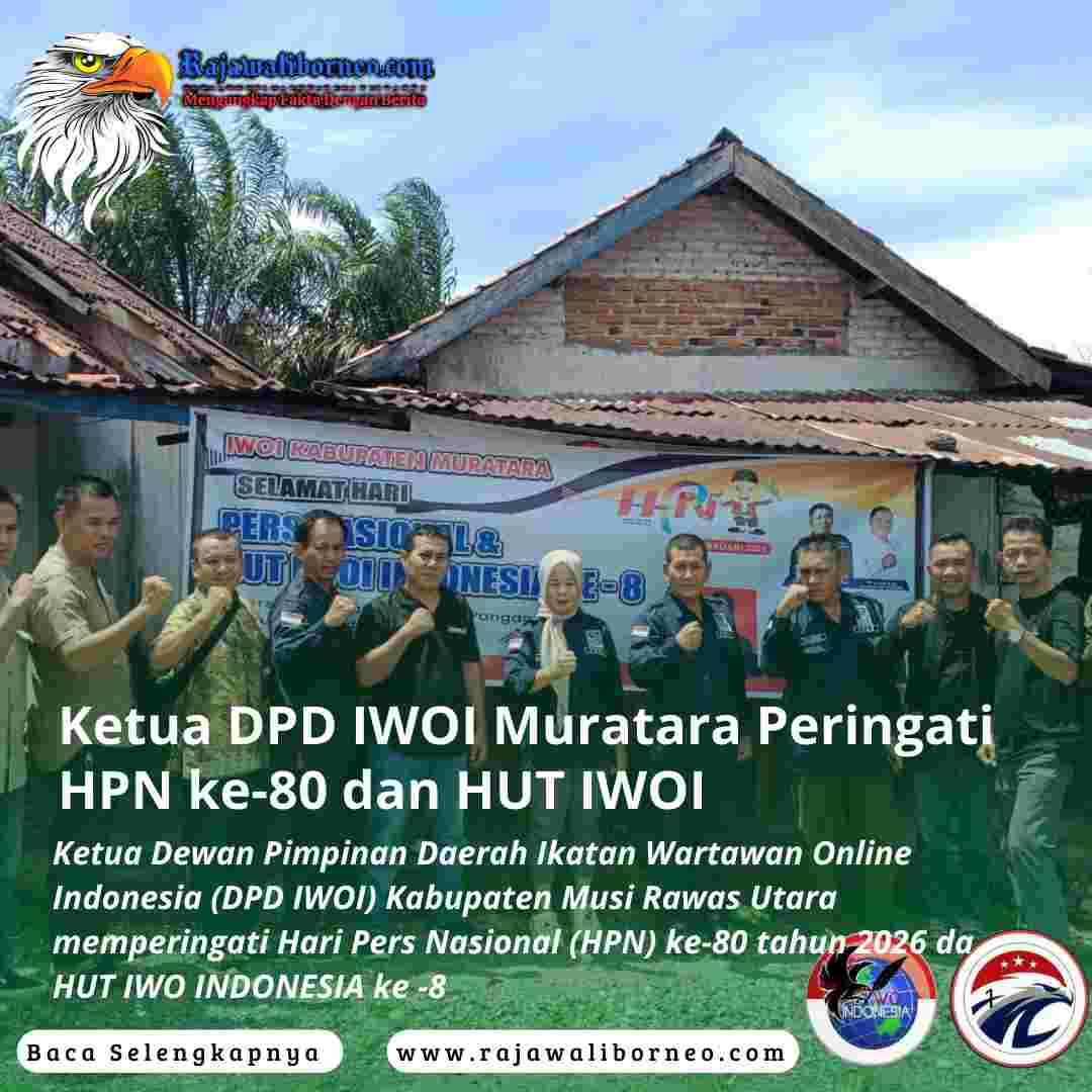 Ketua DPD IWOI Muratara Peringati HPN ke-80 dan HUT IWOI