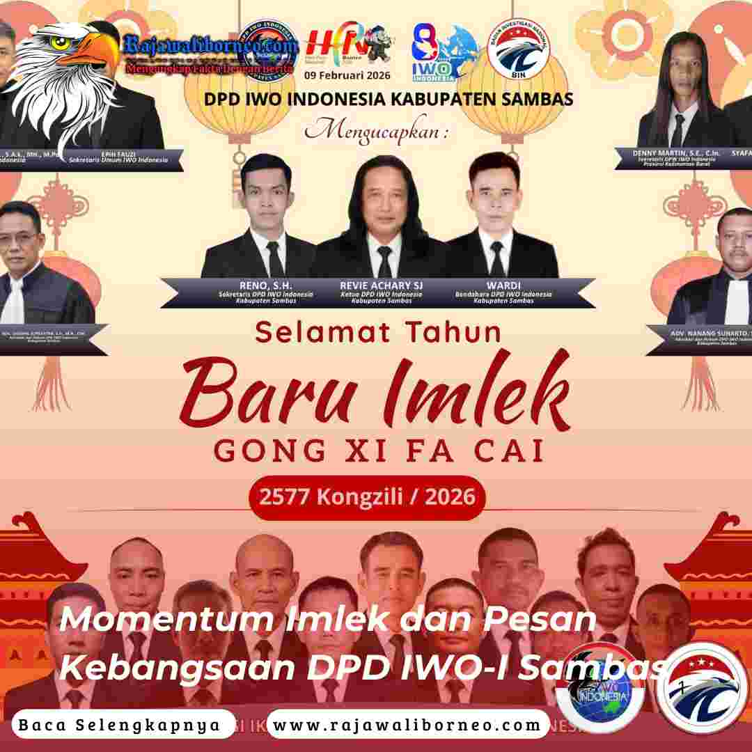Momentum Imlek dan Pesan Kebangsaan DPD IWO-I Sambas