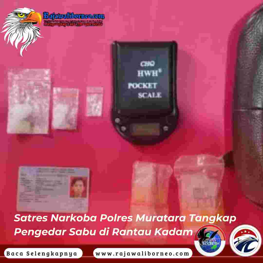 Satres Narkoba Polres Muratara Tangkap Pengedar Sabu di Rantau Kadam