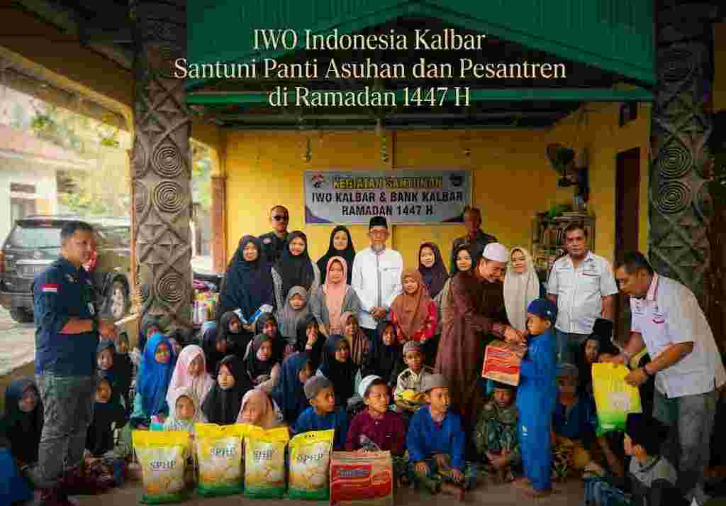 Ramadan Berkah, IWO Indonesia Kalbar Santuni Anak Yatim.