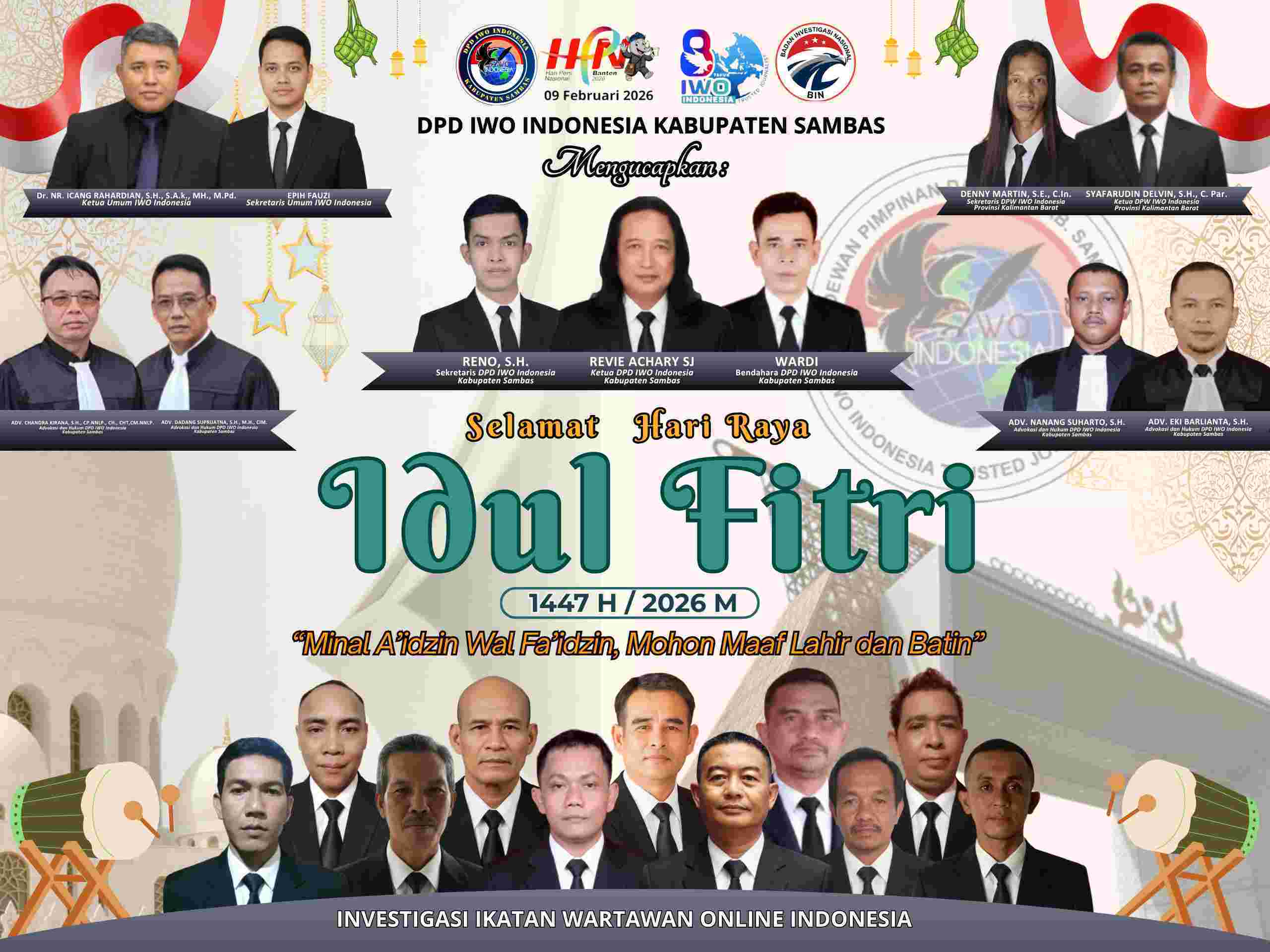 IWO Sambas Gaungkan Makna Idul Fitri.