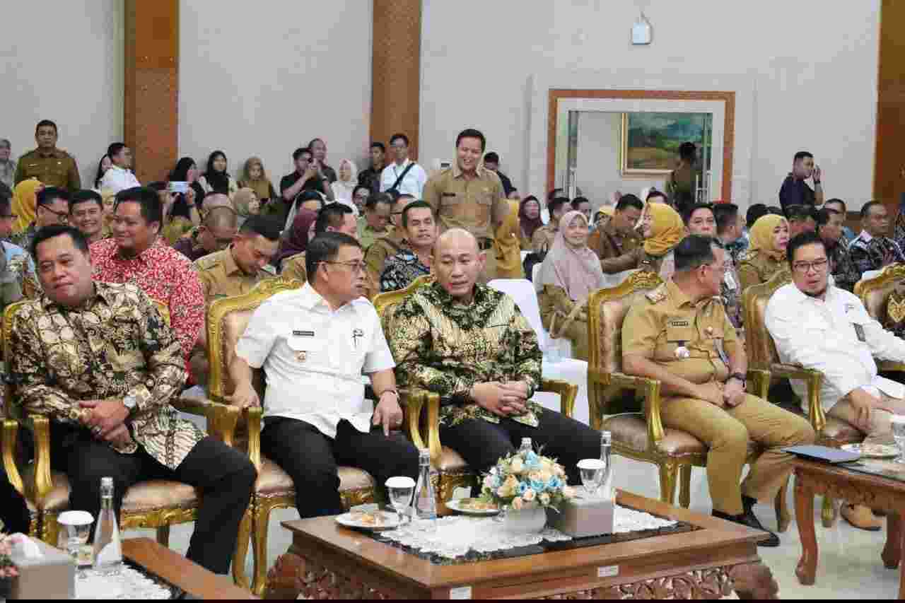 Pemda Muratara dan Lubuk Linggau Serahkan LKPD 2025.