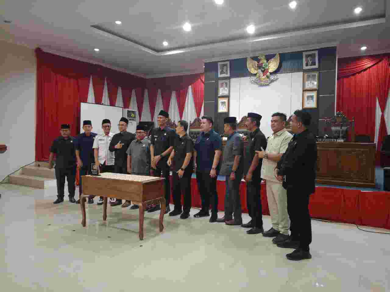 Paripurna Penyampaian LKPJ Bupati.