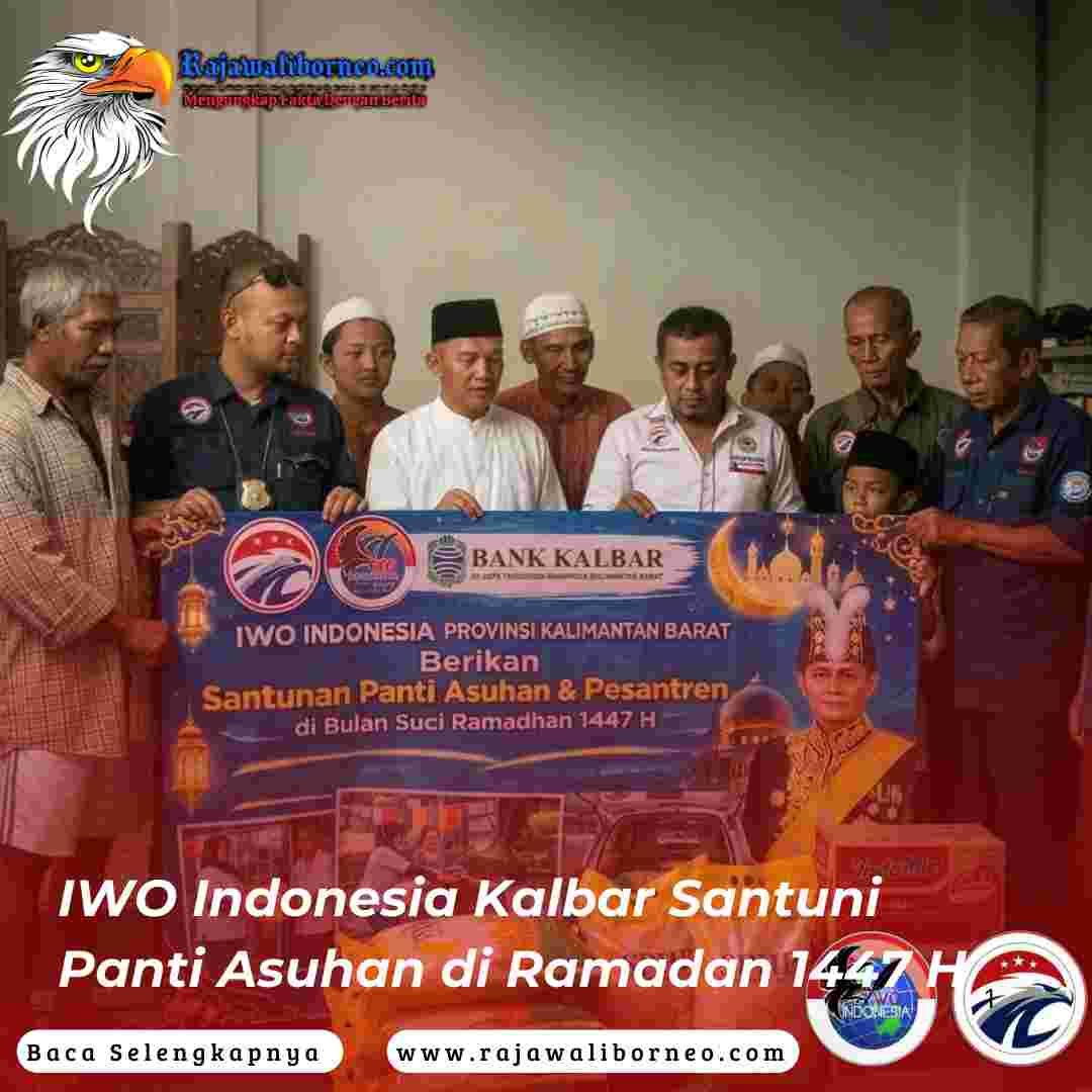 IWO Indonesia Kalbar Santuni Panti Asuhan dan Pesantren di Ramadhan 1447 H