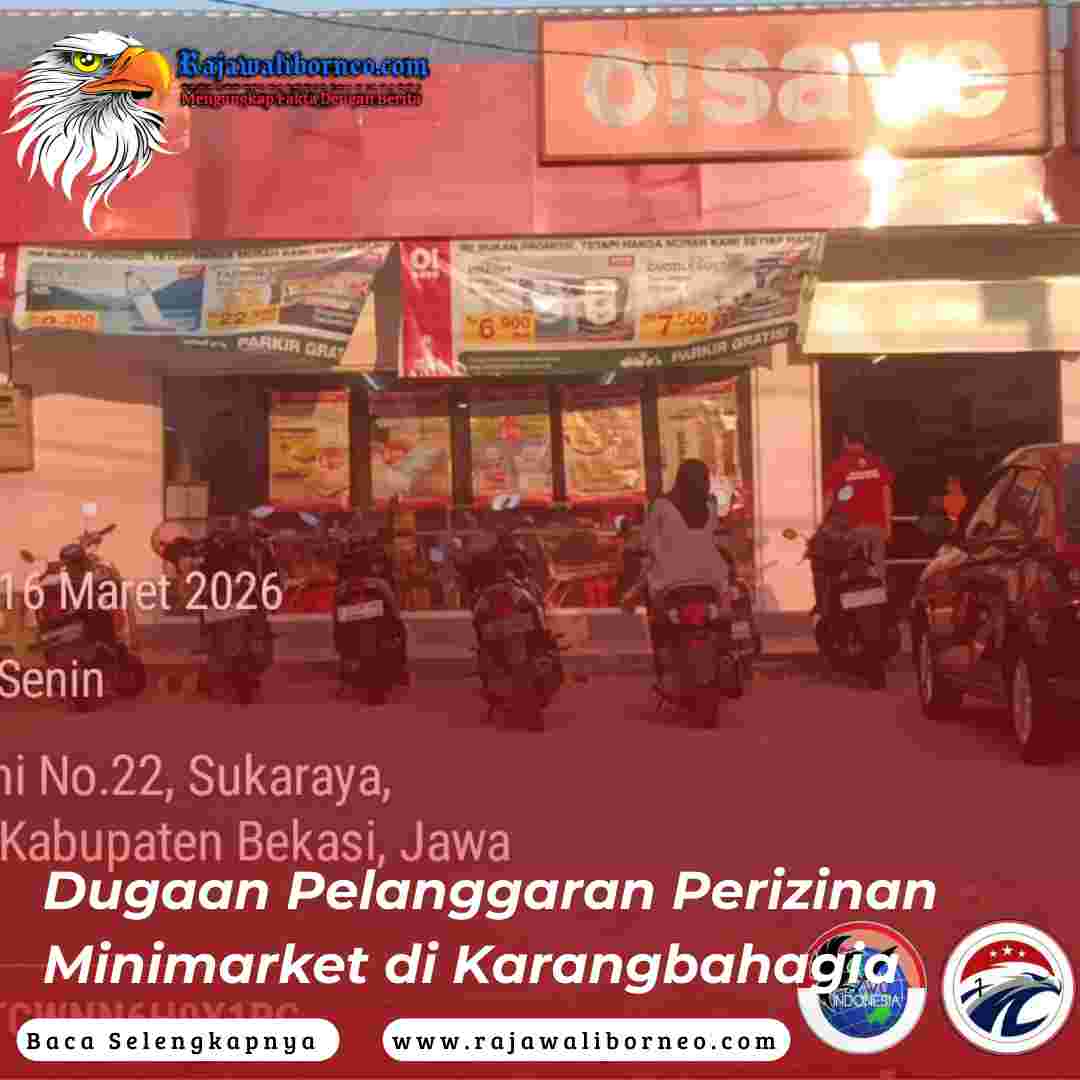 Dugaan Pelanggaran Perizinan Minimarket di Karangbahagia