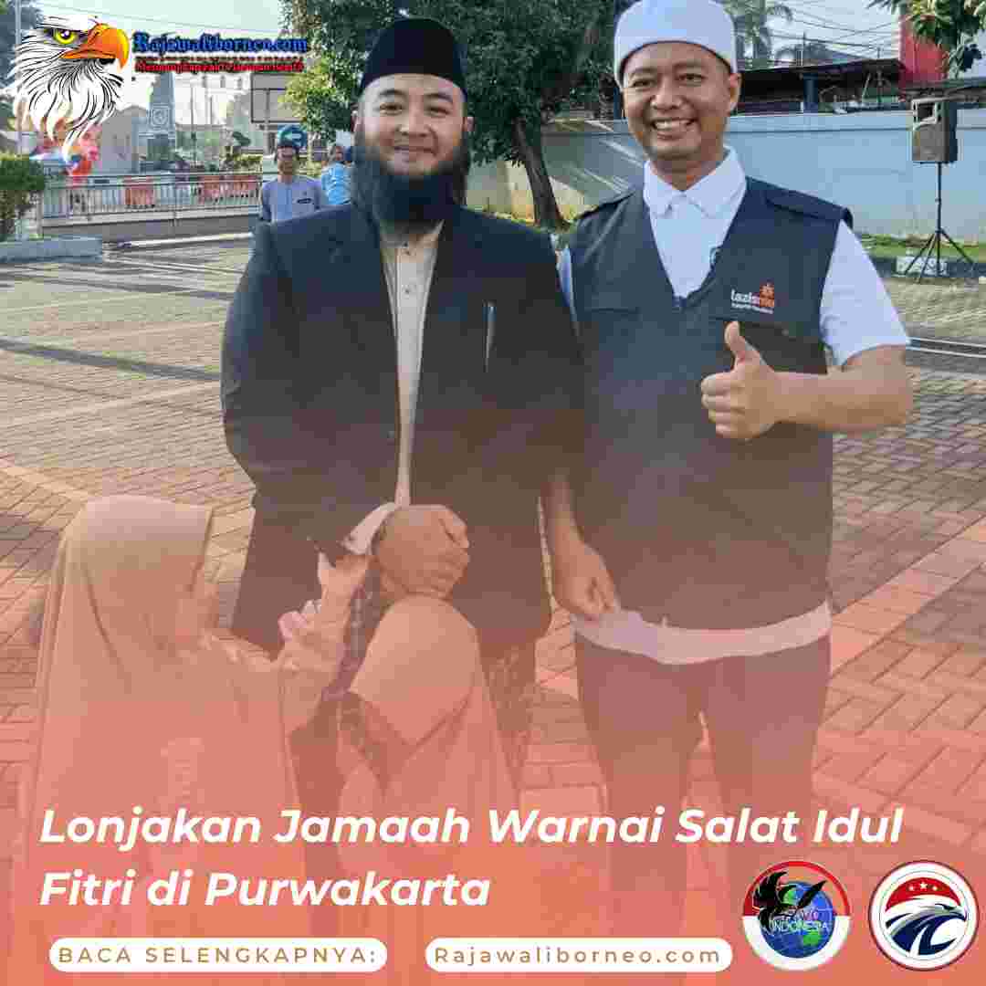 Lonjakan Jamaah Warnai Salat Idul Fitri di Purwakarta