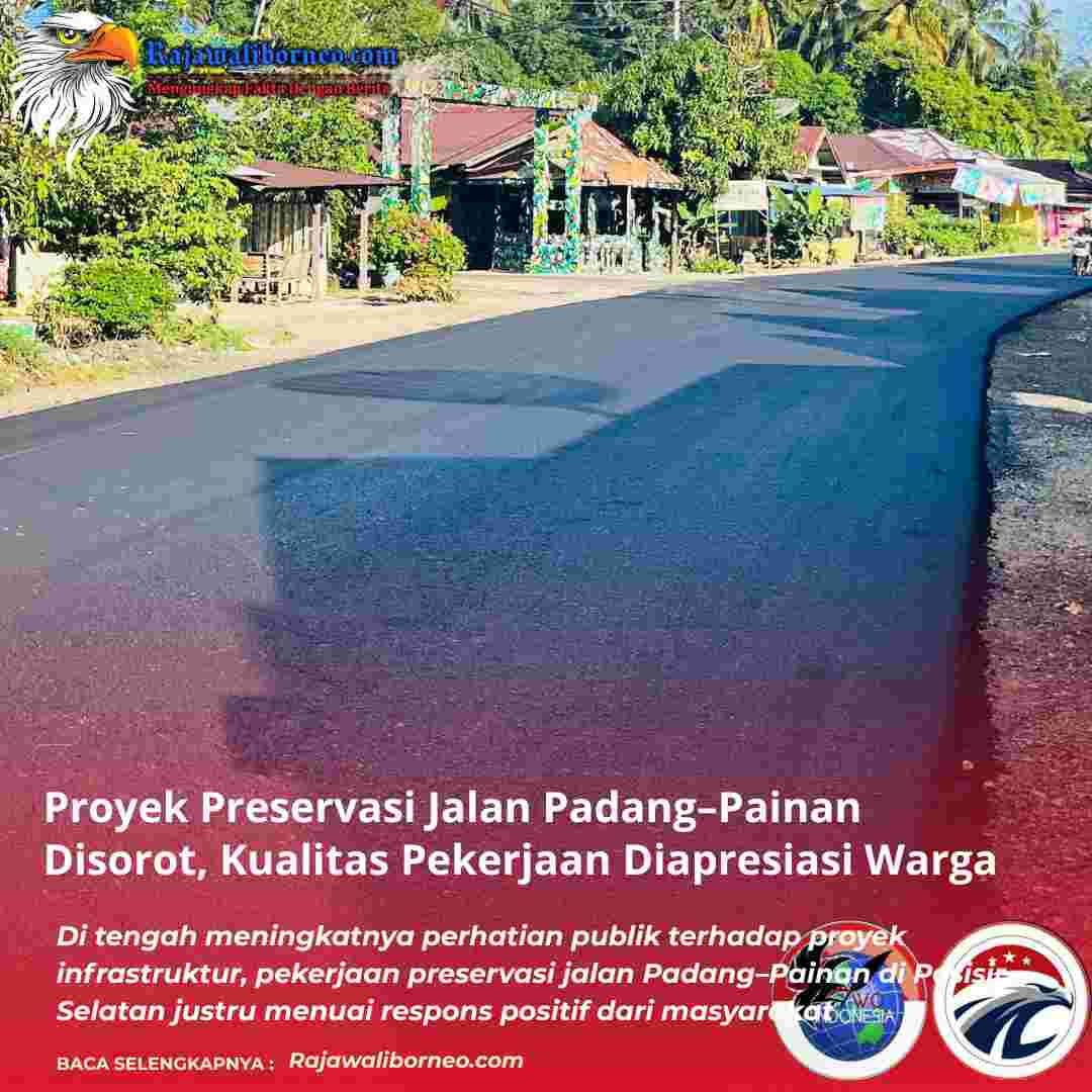 Proyek Preservasi Jalan Padang–Painan Disorot, Kualitas Pekerjaan Diapresiasi Warga