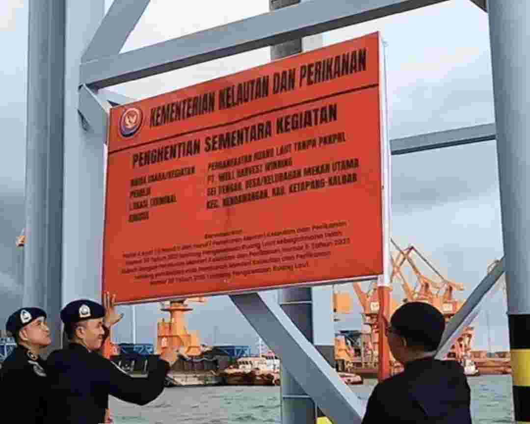 KKP Hentikan Operasional Tersus PT WHW Ketapang.