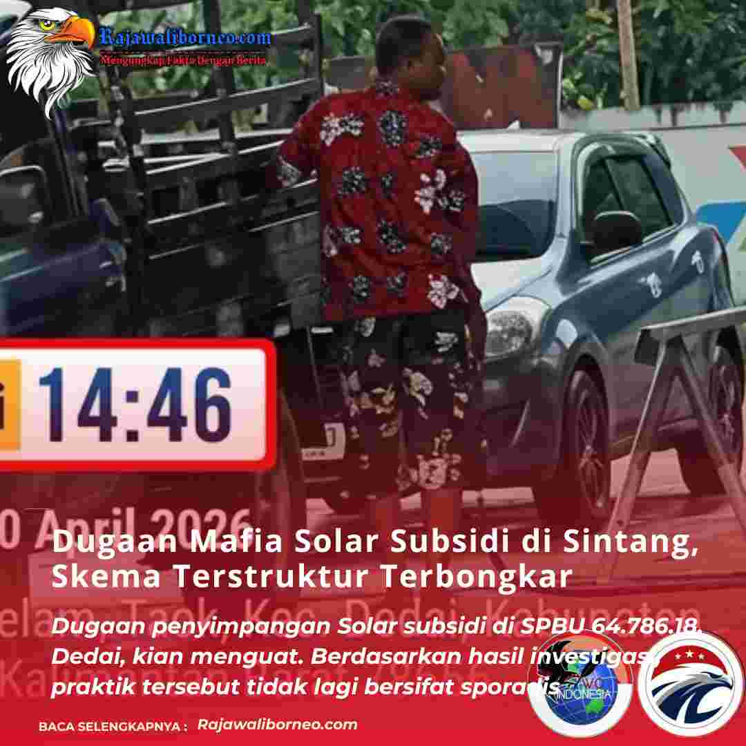 Dugaan Mafia Solar Subsidi di Sintang, Skema Terstruktur Terbongkar