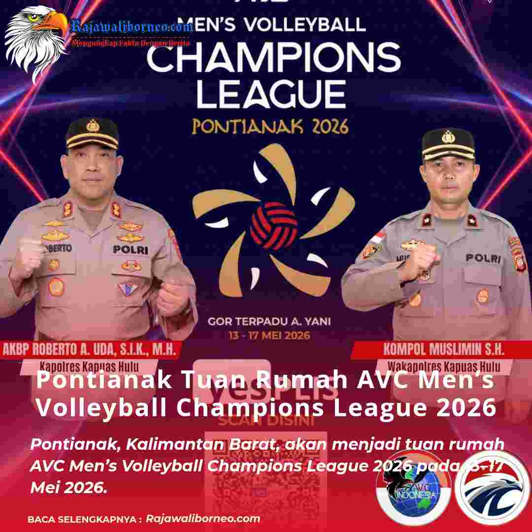 Pontianak Tuan Rumah AVC Men’s Volleyball Champions League 2026