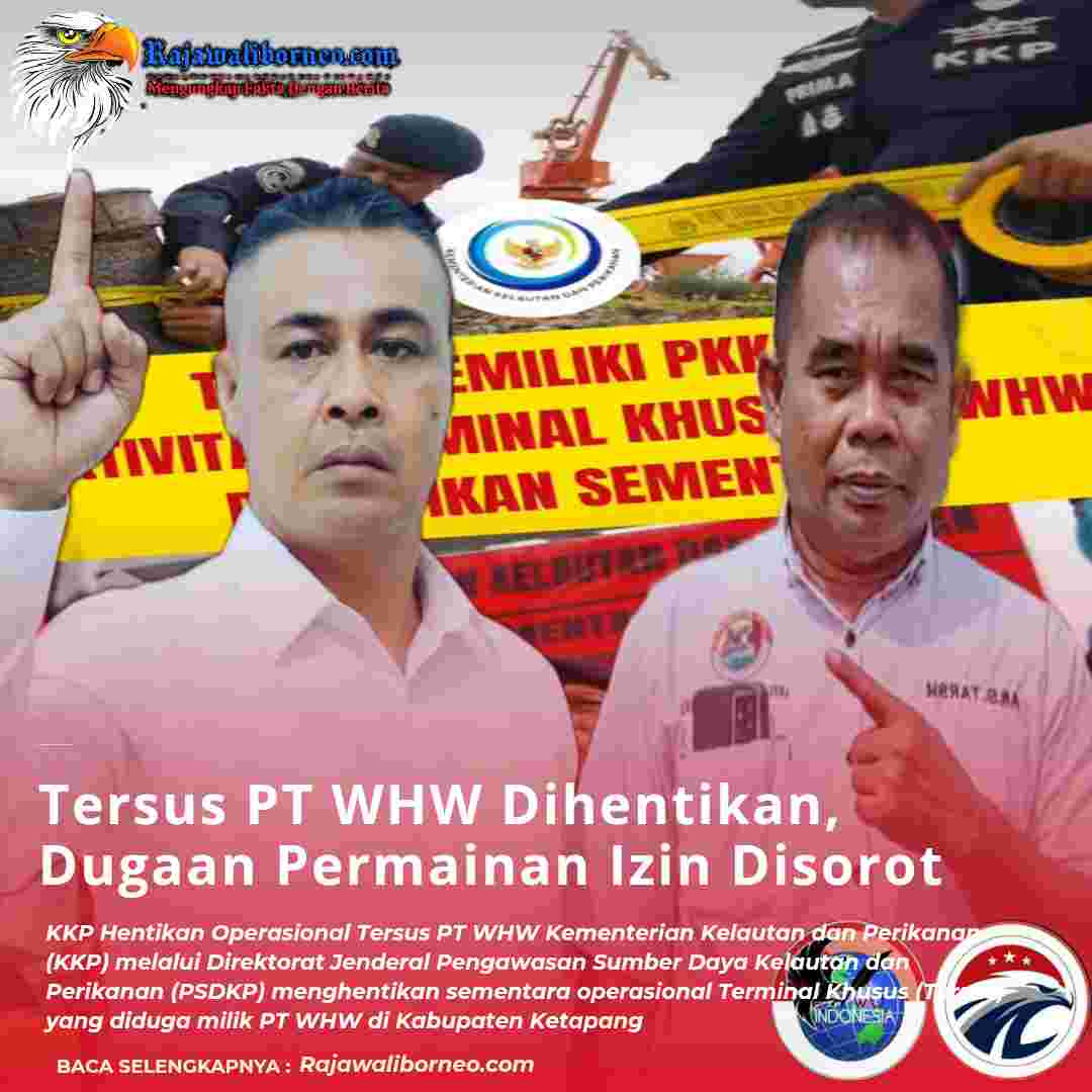 Tersus PT WHW Dihentikan, Dugaan Permainan Izin Disorot