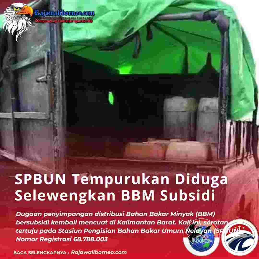 SPBUN Tempurukan Diduga Selewengkan BBM Subsidi