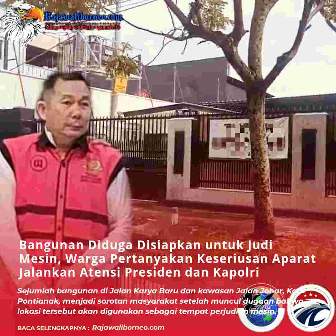 Atensi Presiden dan Kapolri Diuji Dugaan Judi Mesin