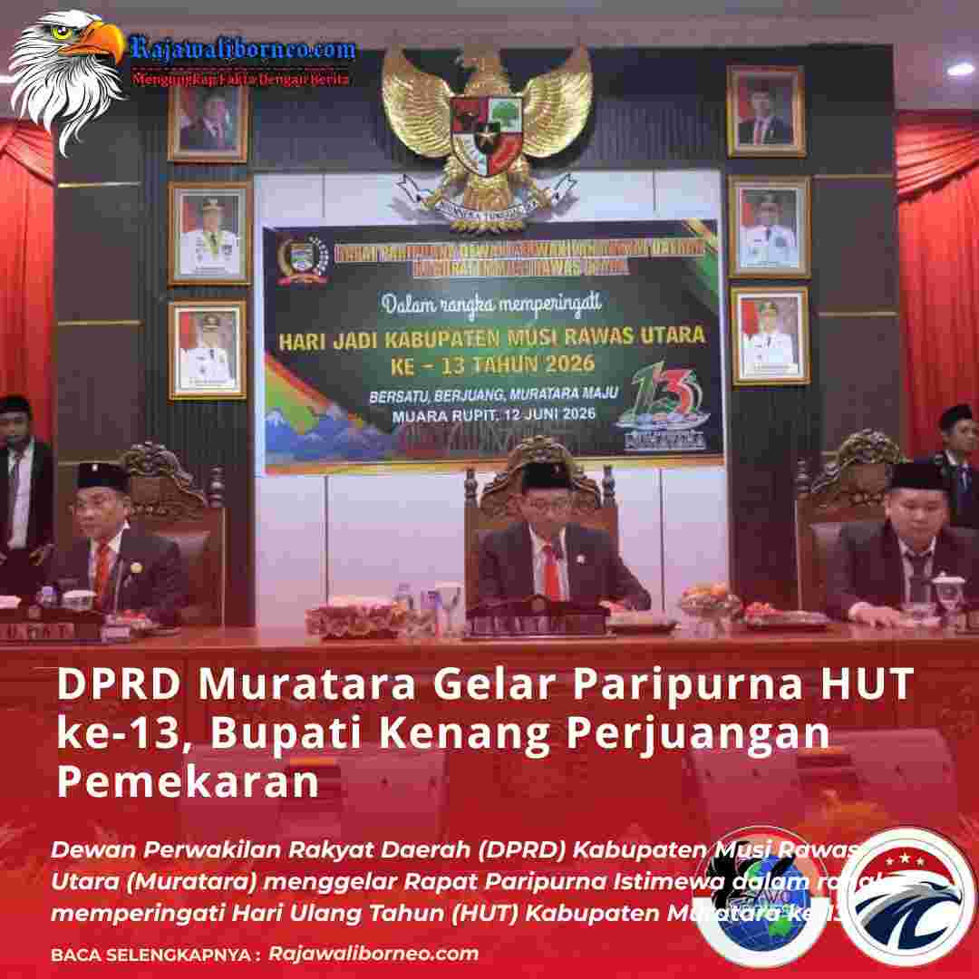 DPRD Muratara Gelar Paripurna HUT ke-13, Bupati Kenang Perjuangan Pemekaran
