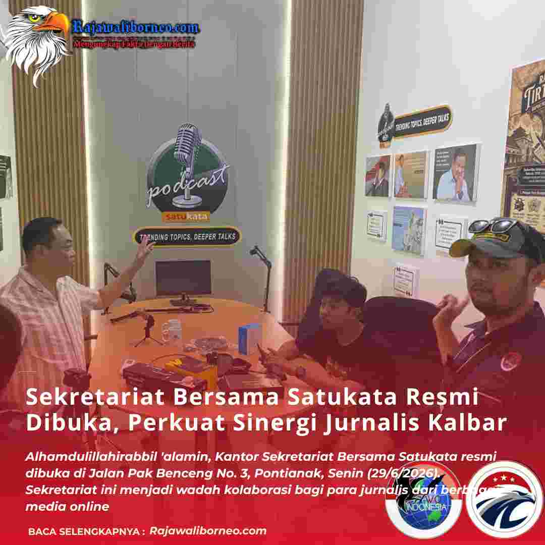 Sekretariat Bersama Satukata Resmi Dibuka, Perkuat Sinergi Jurnalis Kalbar