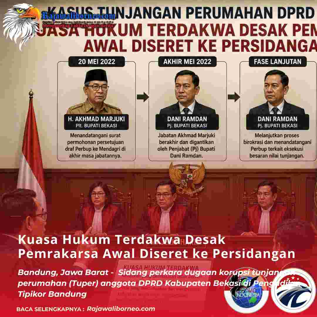 Kuasa Hukum Terdakwa Desak Pemrakarsa Awal Diseret ke Persidangan