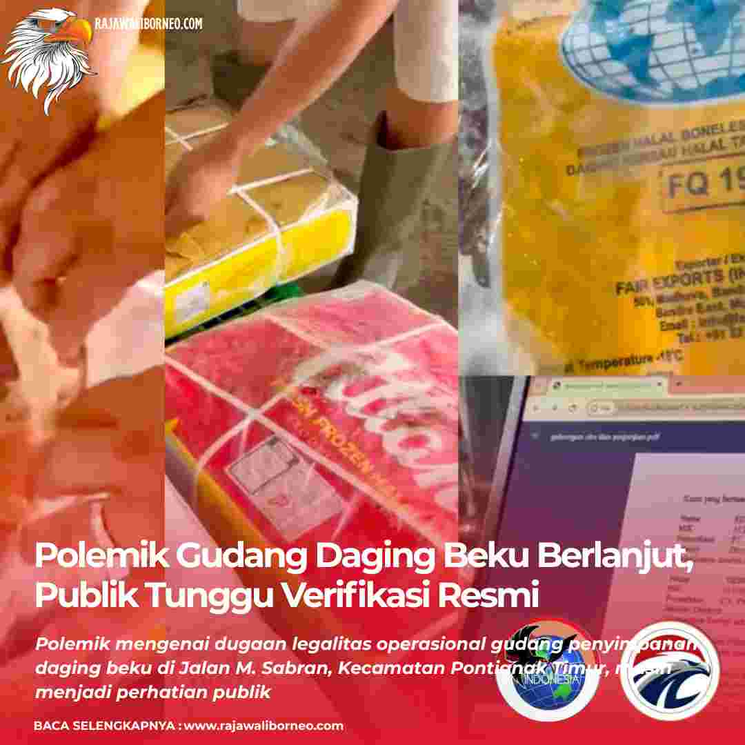 Polemik Gudang Daging Beku Berlanjut, Publik Tunggu Verifikasi Resmi