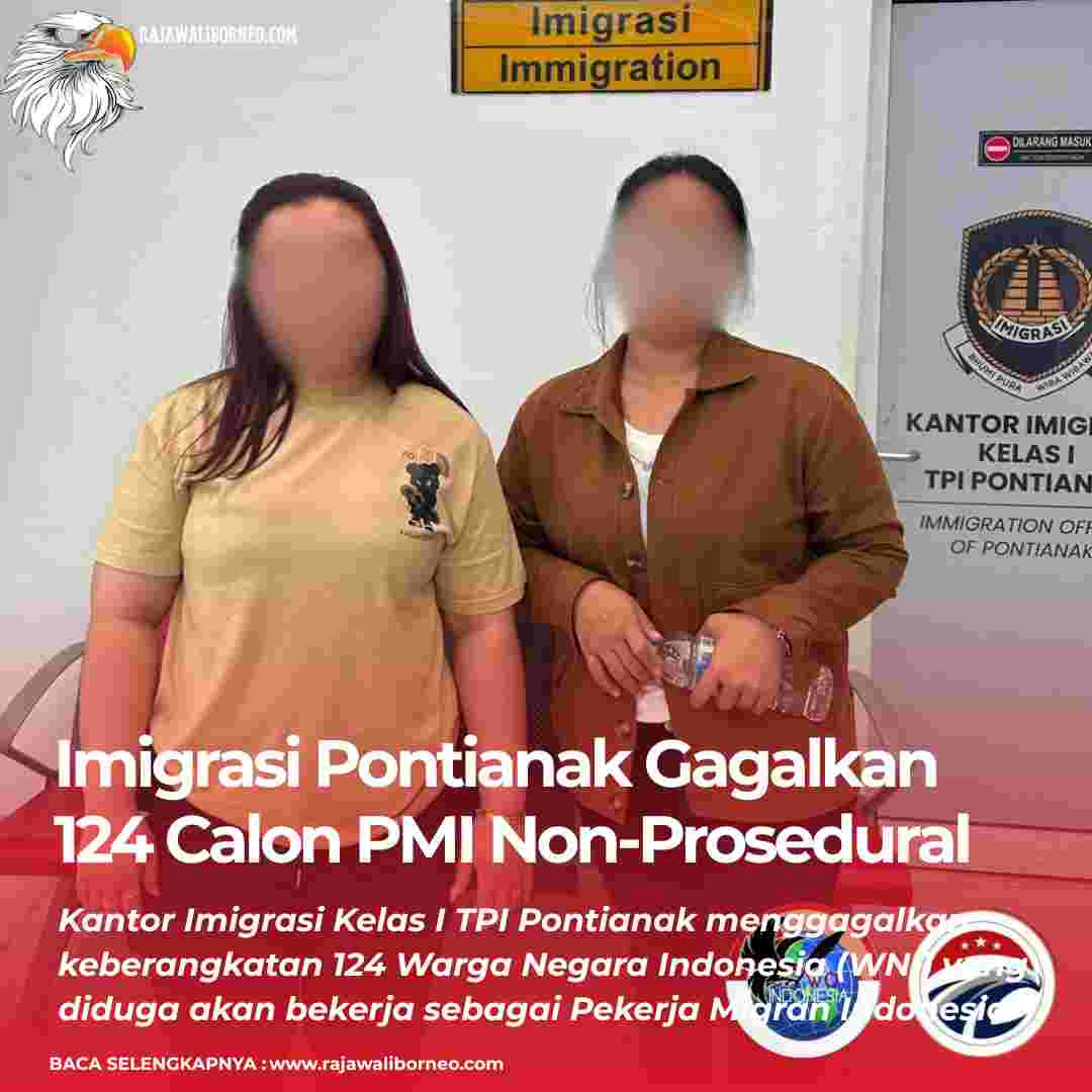 Imigrasi Pontianak Gagalkan 124 Calon PMI Non-Prosedural