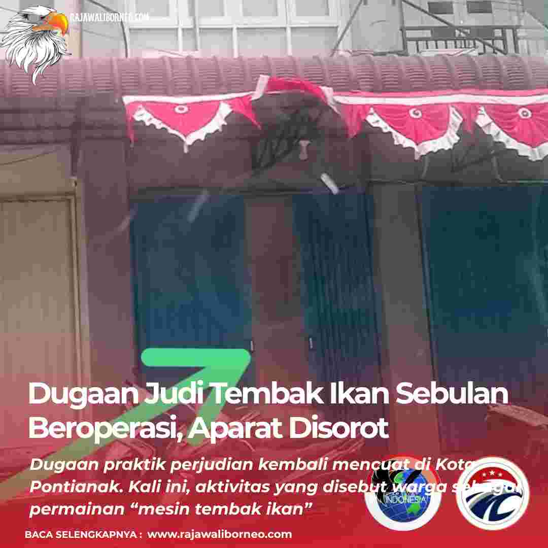 Dugaan Judi Tembak Ikan Sebulan Beroperasi, Aparat Disorot