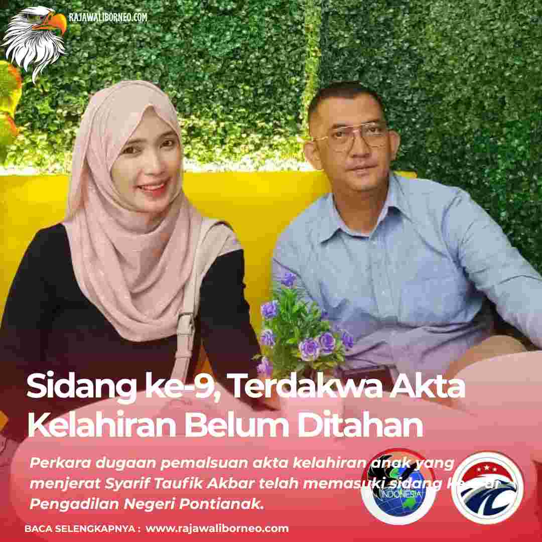 Sidang ke-9, Terdakwa Akta Kelahiran Belum Ditahan