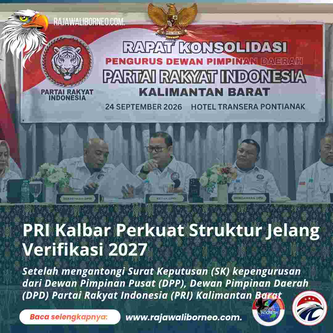 PRI Kalbar Perkuat Struktur Jelang Verifikasi 2027