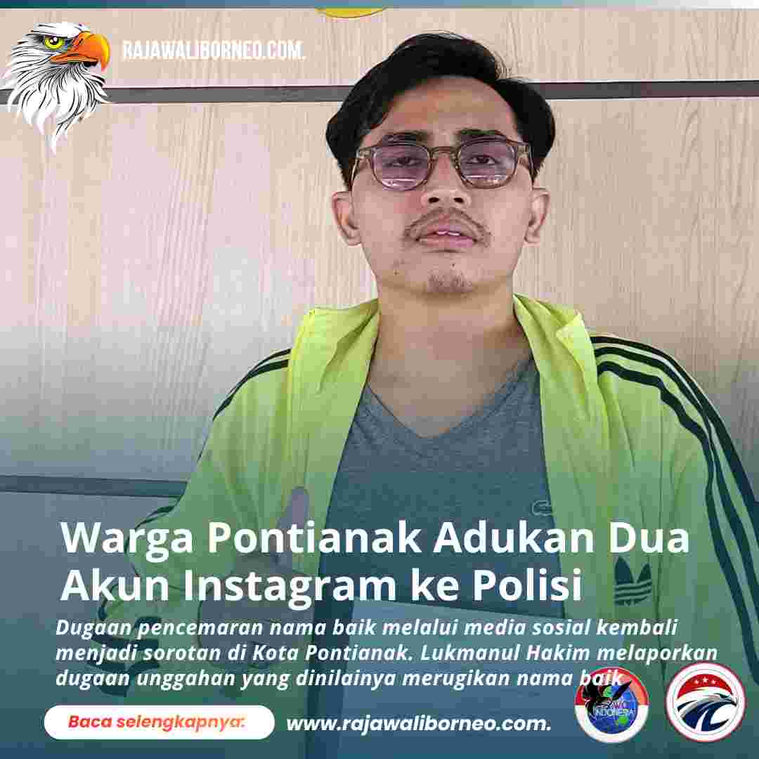 Warga Pontianak Adukan Dua Akun Instagram ke Polisi